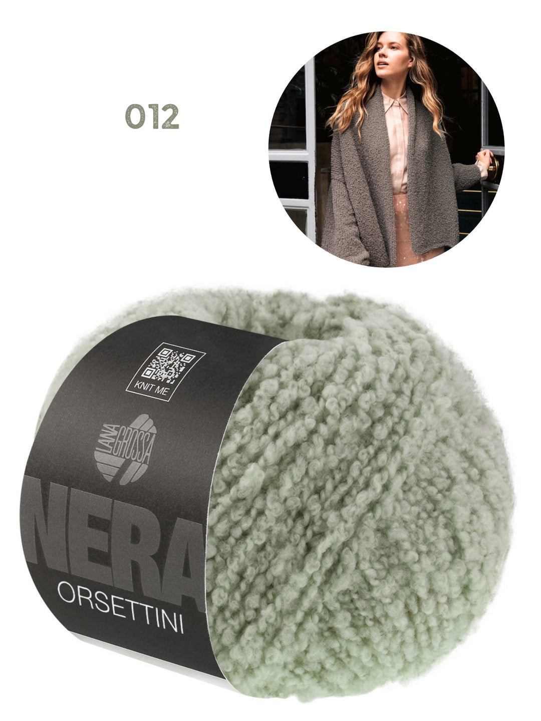 Strickpaket Orsettini Schalkragen-Cardigan