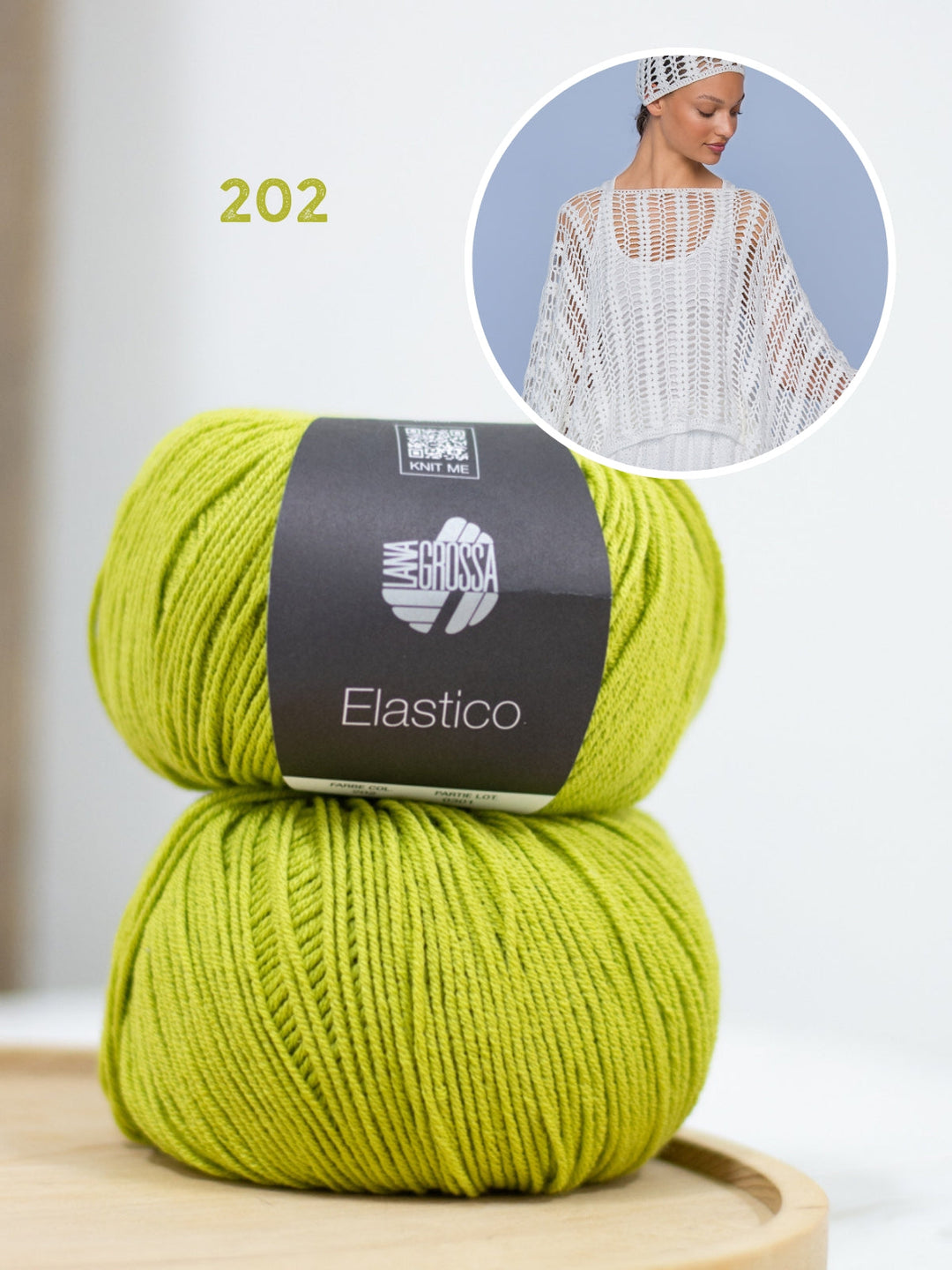 Häkelpaket Elastico Mütze und Poncho
