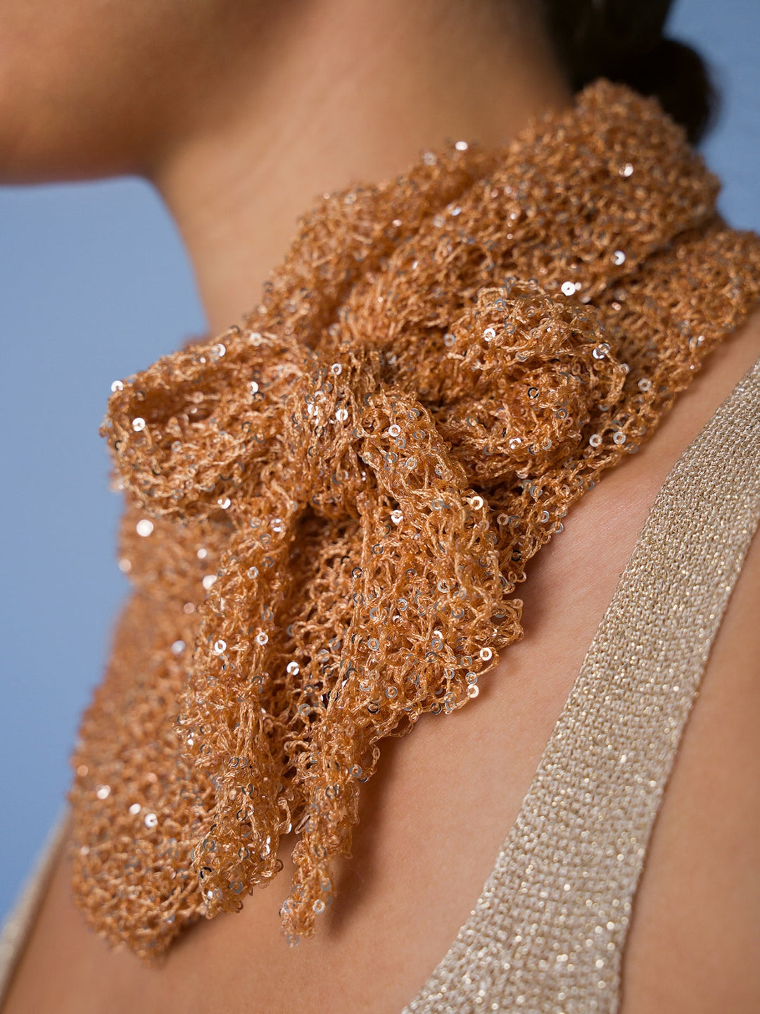 Strickpaket Glamour Dreieckstuch