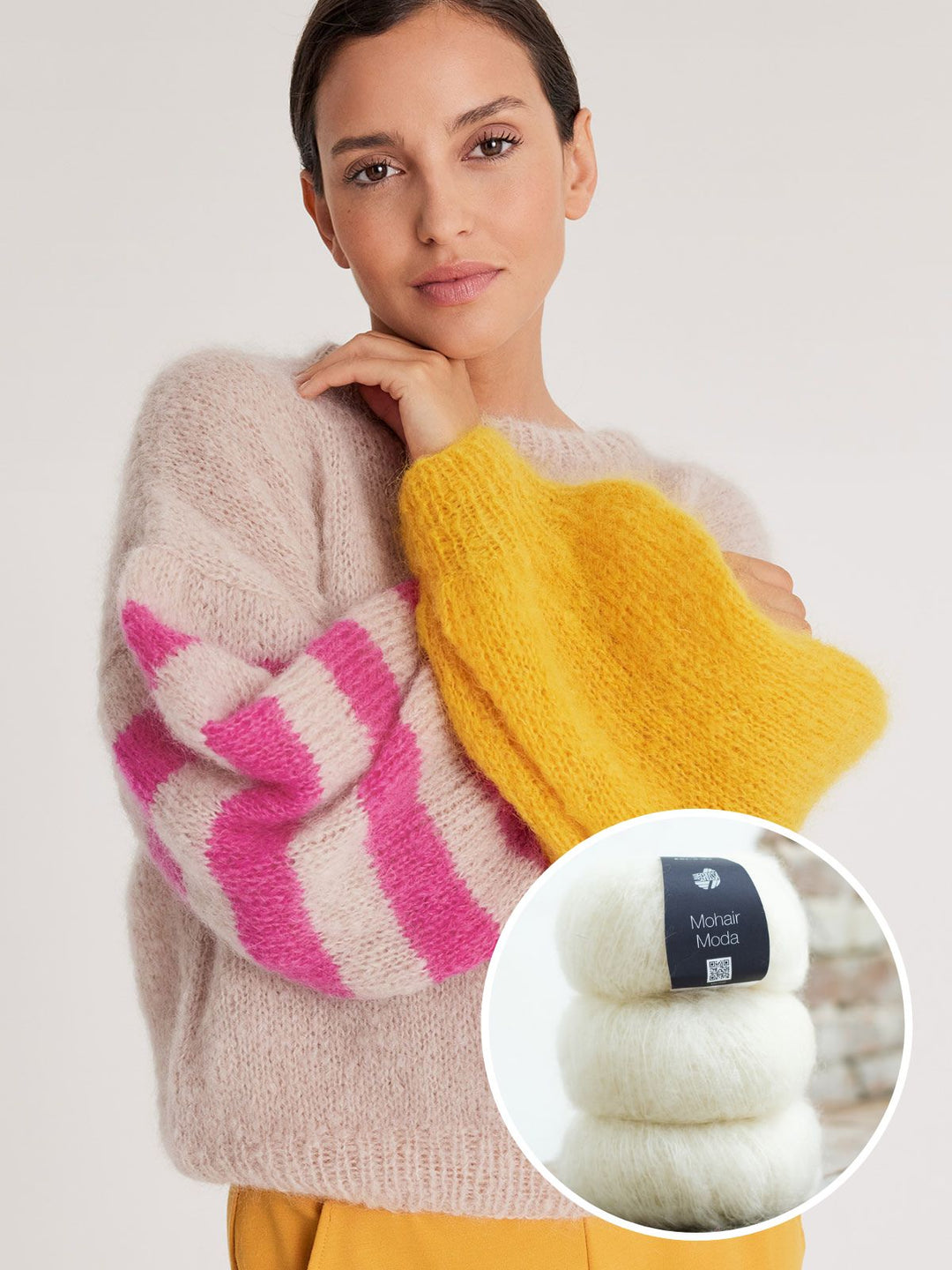 Strickpaket Mohair Moda Pullover