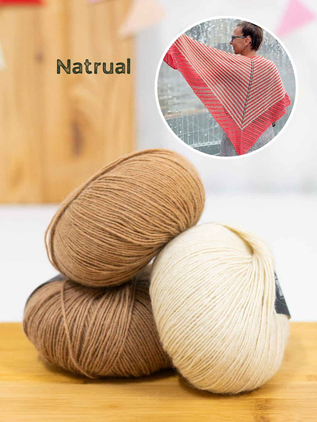 Strickpaket Tuch Knotten - Joél Joél