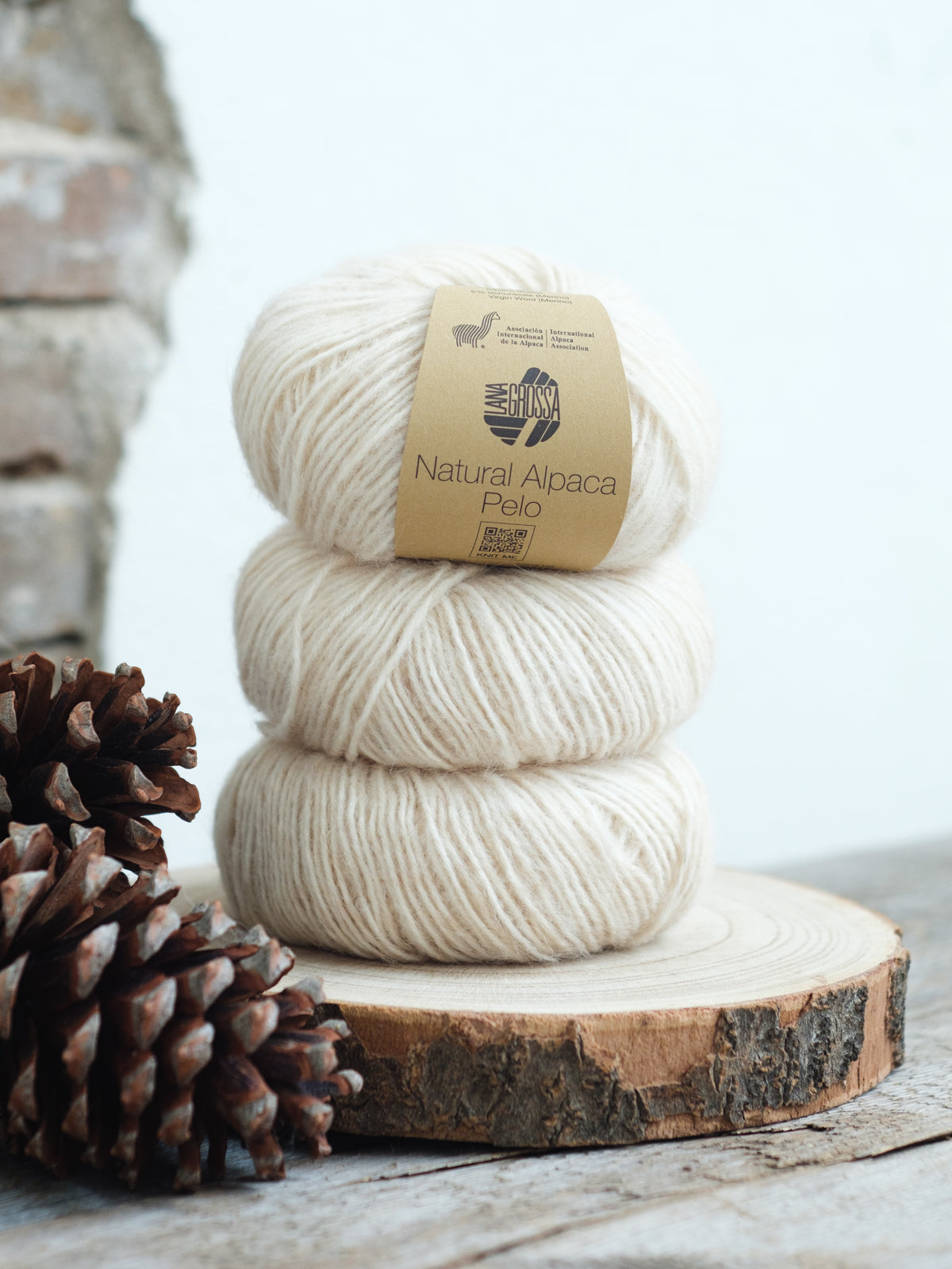 Natural Alpaca Pelo 005 Rohweiß/Zartbeige