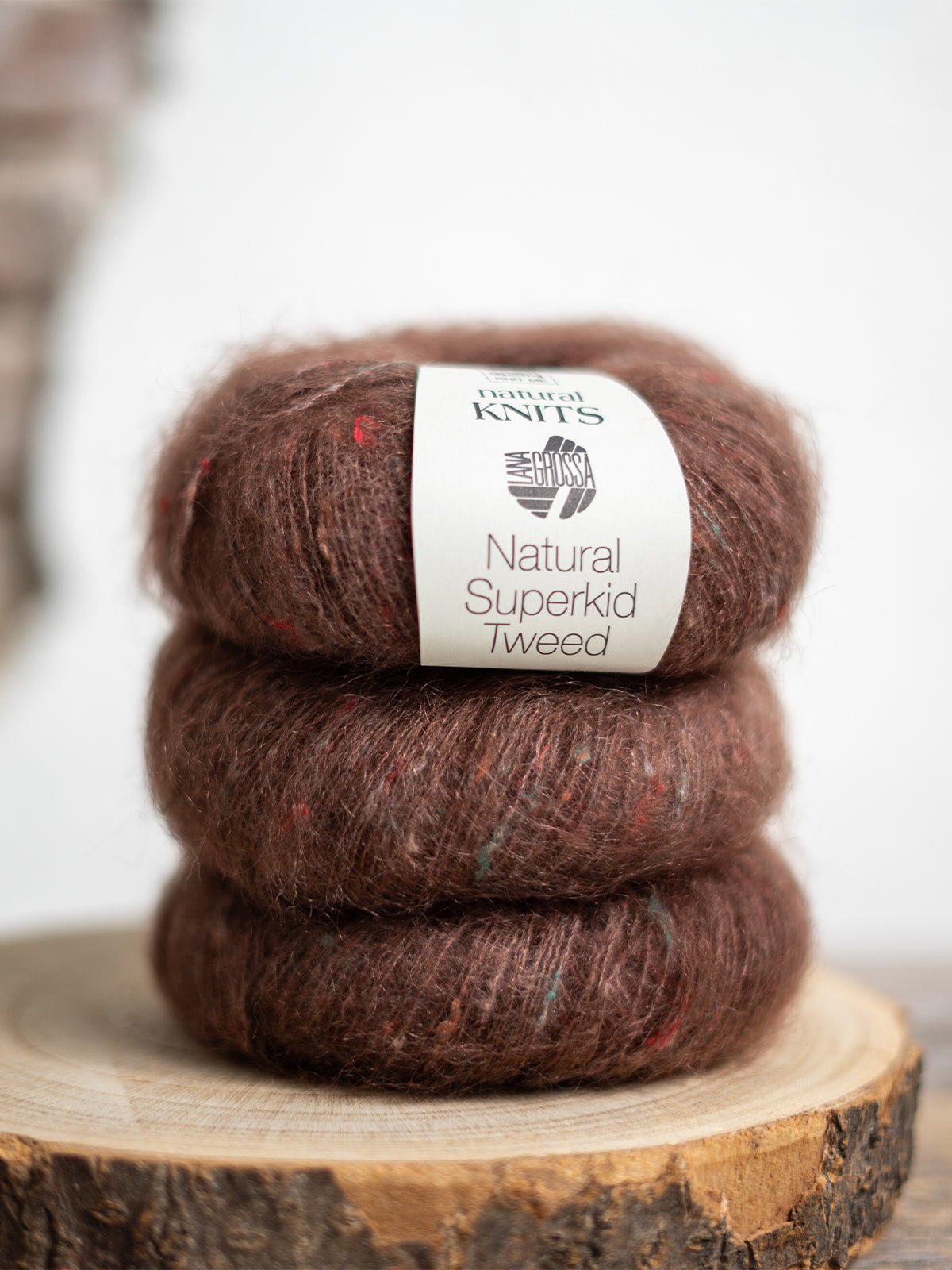 Natural Superkid Tweed 637 Nougat