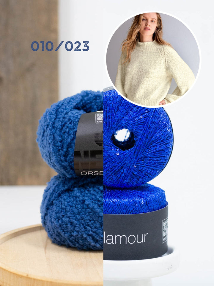 Strickpaket Orsettini &amp; Glamour Raglan-Pullover
