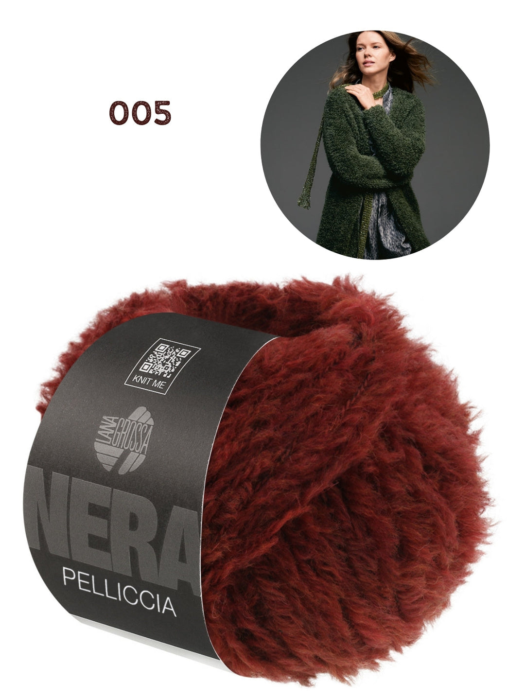 Strickpaket Pelliccia Mantel