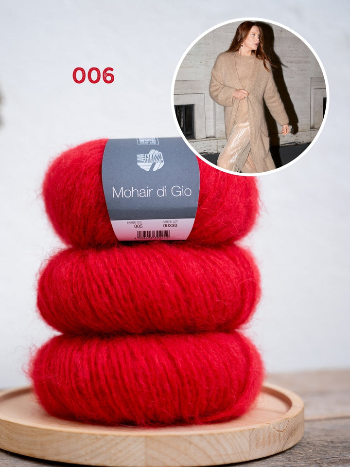 Strickpaket Mohair di Gio Mantel