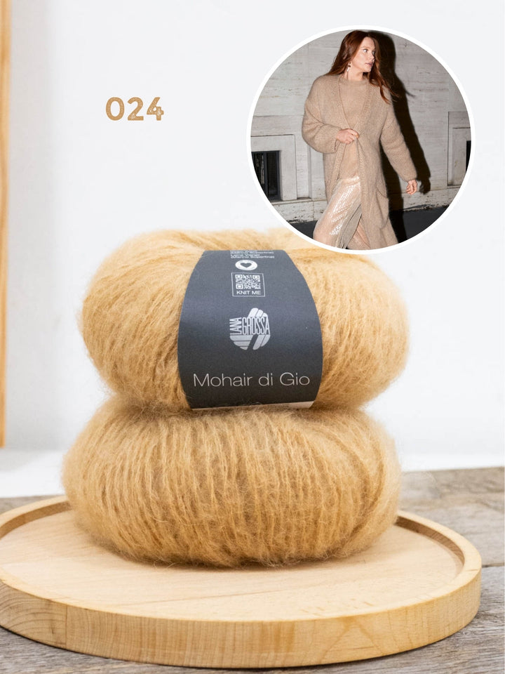 Strickpaket Mohair di Gio Mantel