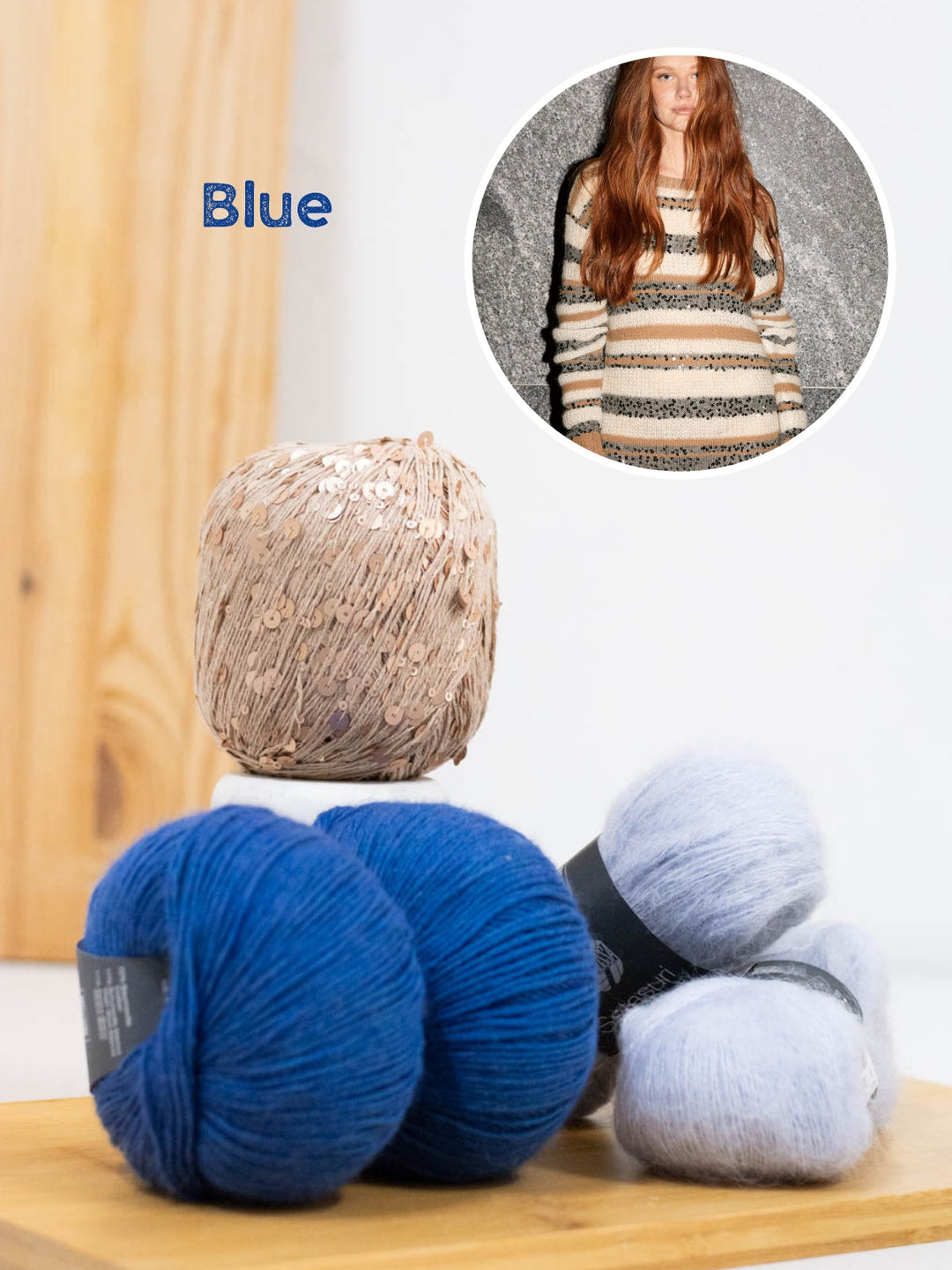 Strickpaket Setasuri Ecopuno Cosmo Kleid