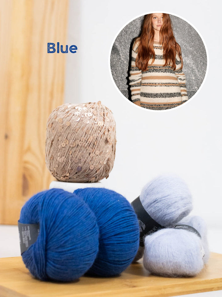 Strickpaket Setasuri Ecopuno Cosmo Kleid