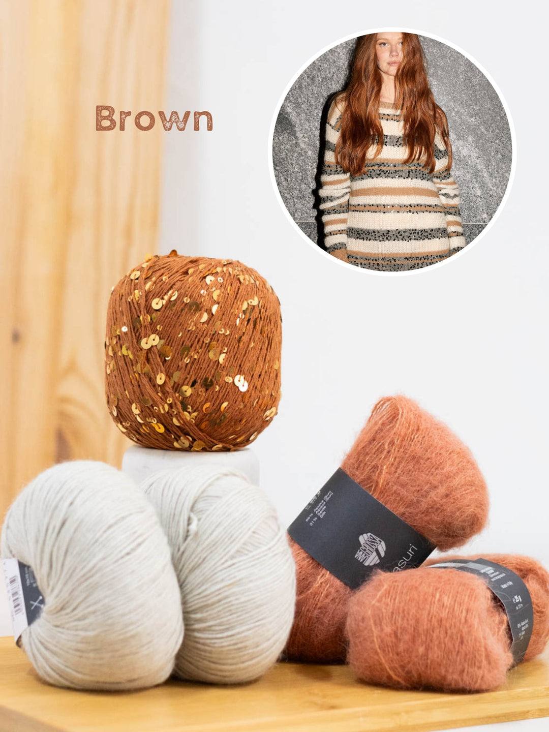 Strickpaket Setasuri Ecopuno Cosmo Kleid