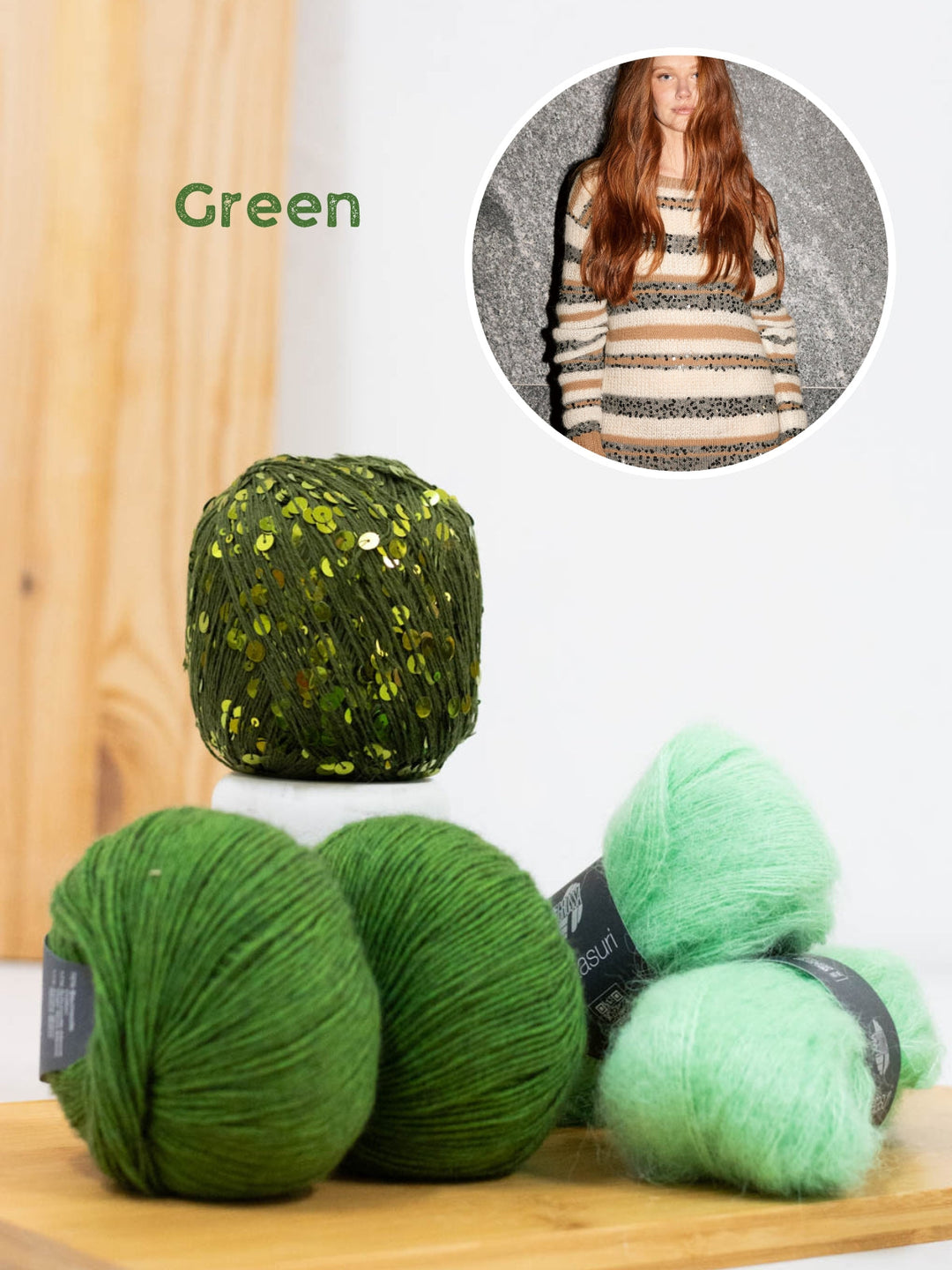 Strickpaket Setasuri Ecopuno Cosmo Kleid