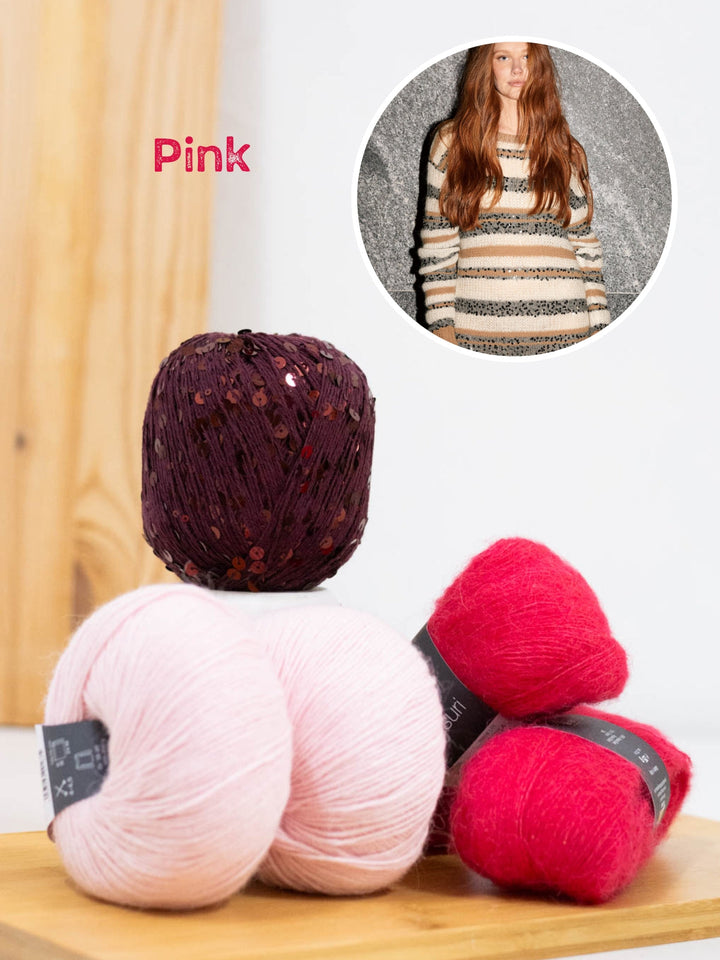 Strickpaket Setasuri Ecopuno Cosmo Kleid