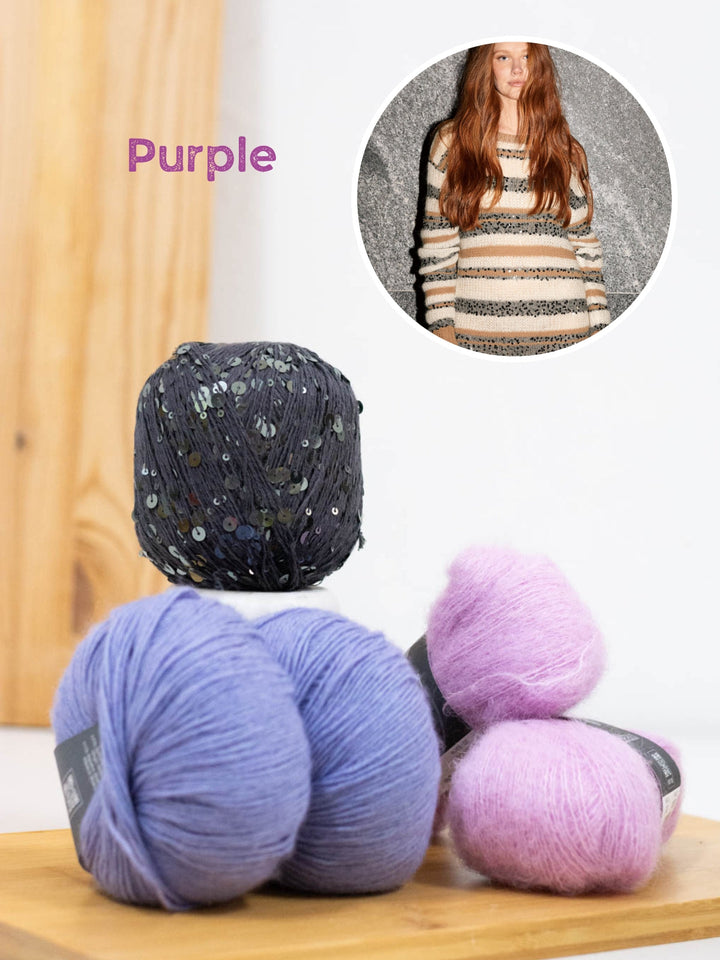Strickpaket Setasuri Ecopuno Cosmo Kleid