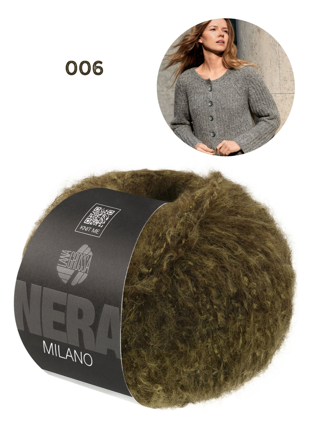 Strickpaket Milano Jacke
