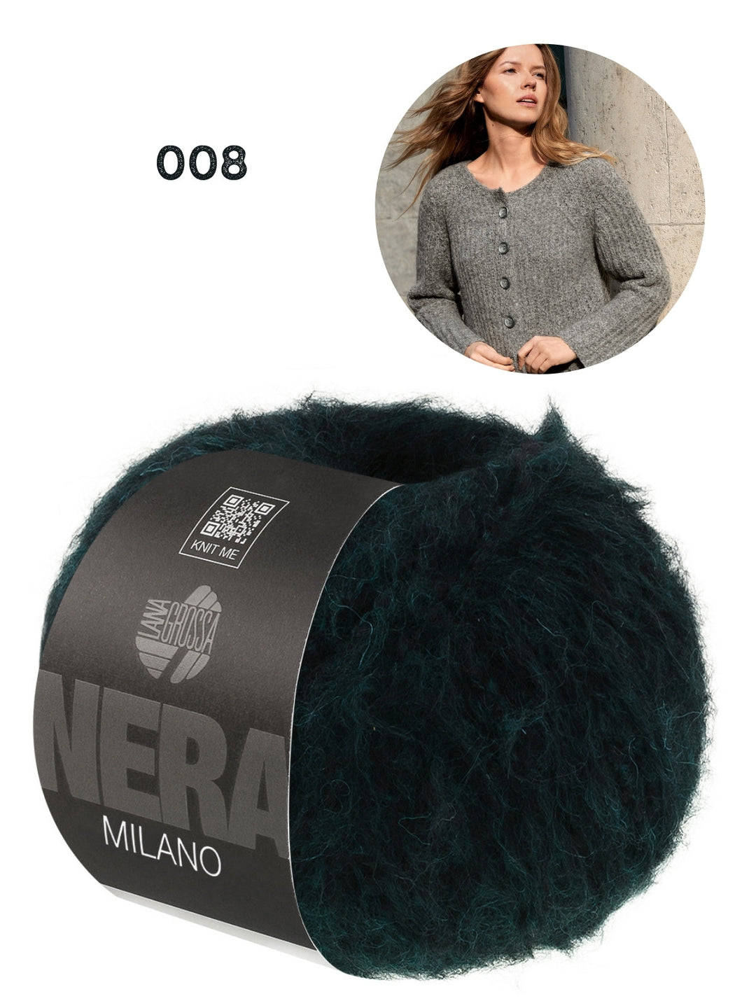Strickpaket Milano Jacke