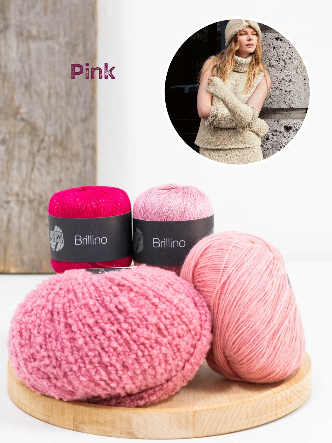 Strickpaket Orsettini Brillino Ecopuno Armstulpen