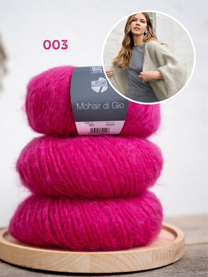 Strickpaket Mohair di Gio Cardigan