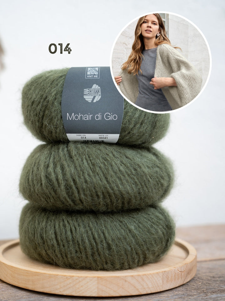 Strickpaket Mohair di Gio Cardigan