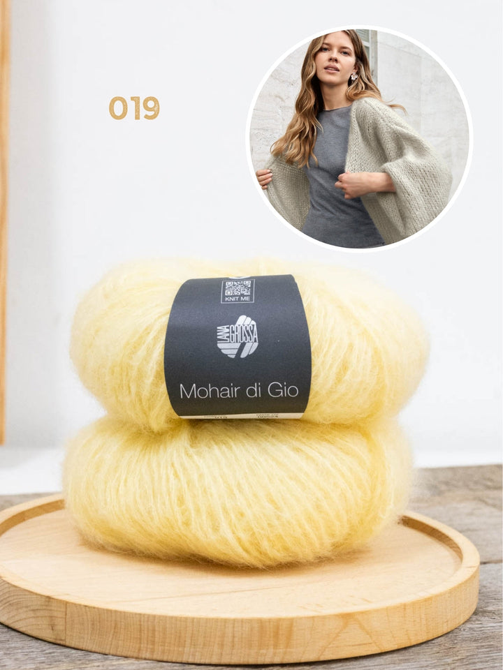 Strickpaket Mohair di Gio Cardigan