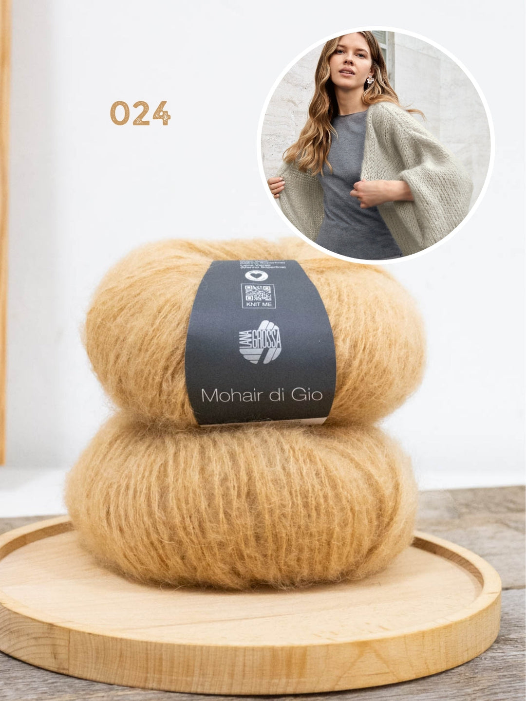 Strickpaket Mohair di Gio Cardigan