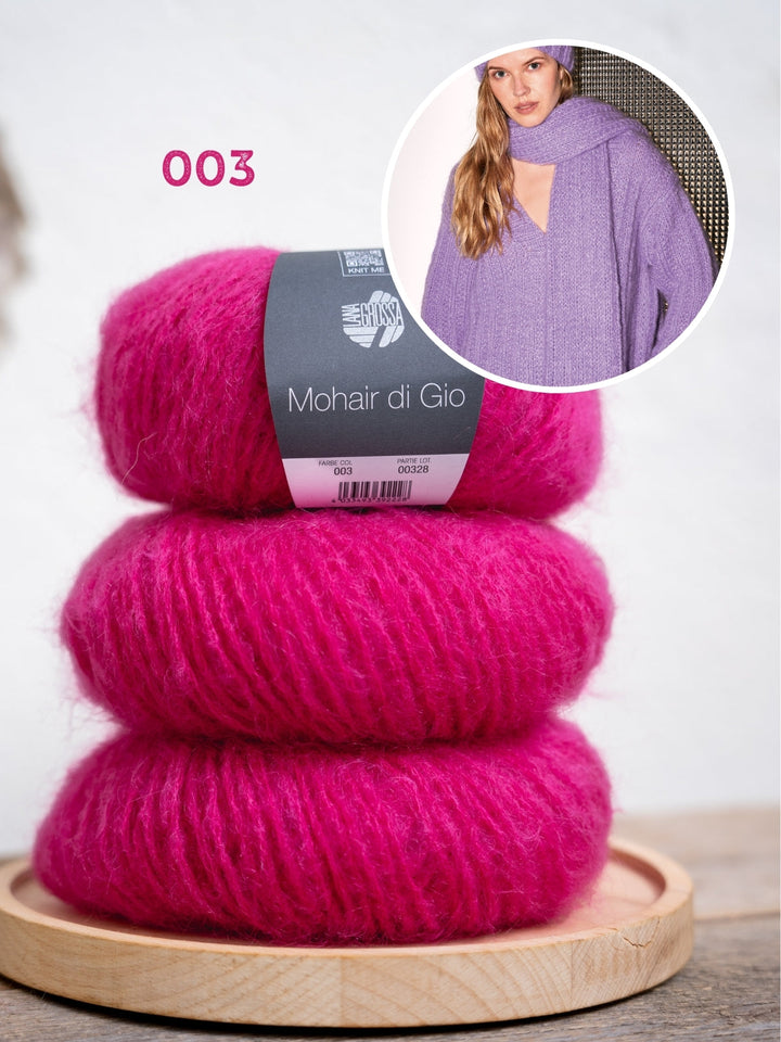 Strickpaket Mohair di Gio Schal