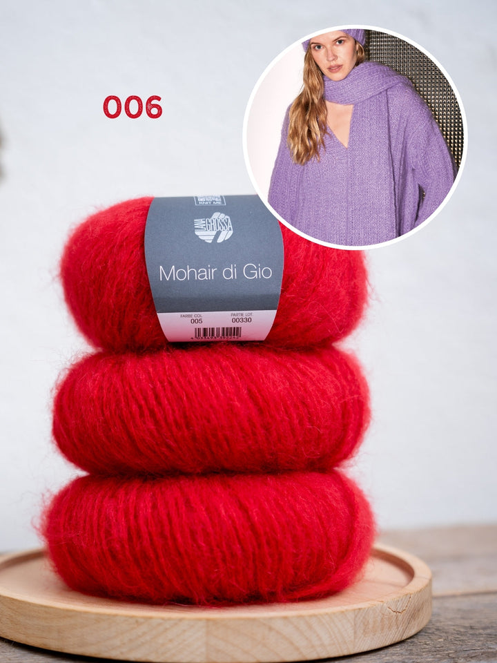 Strickpaket Mohair di Gio Schal