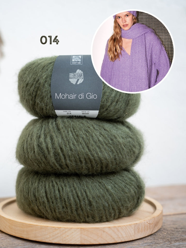 Strickpaket Mohair di Gio Schal