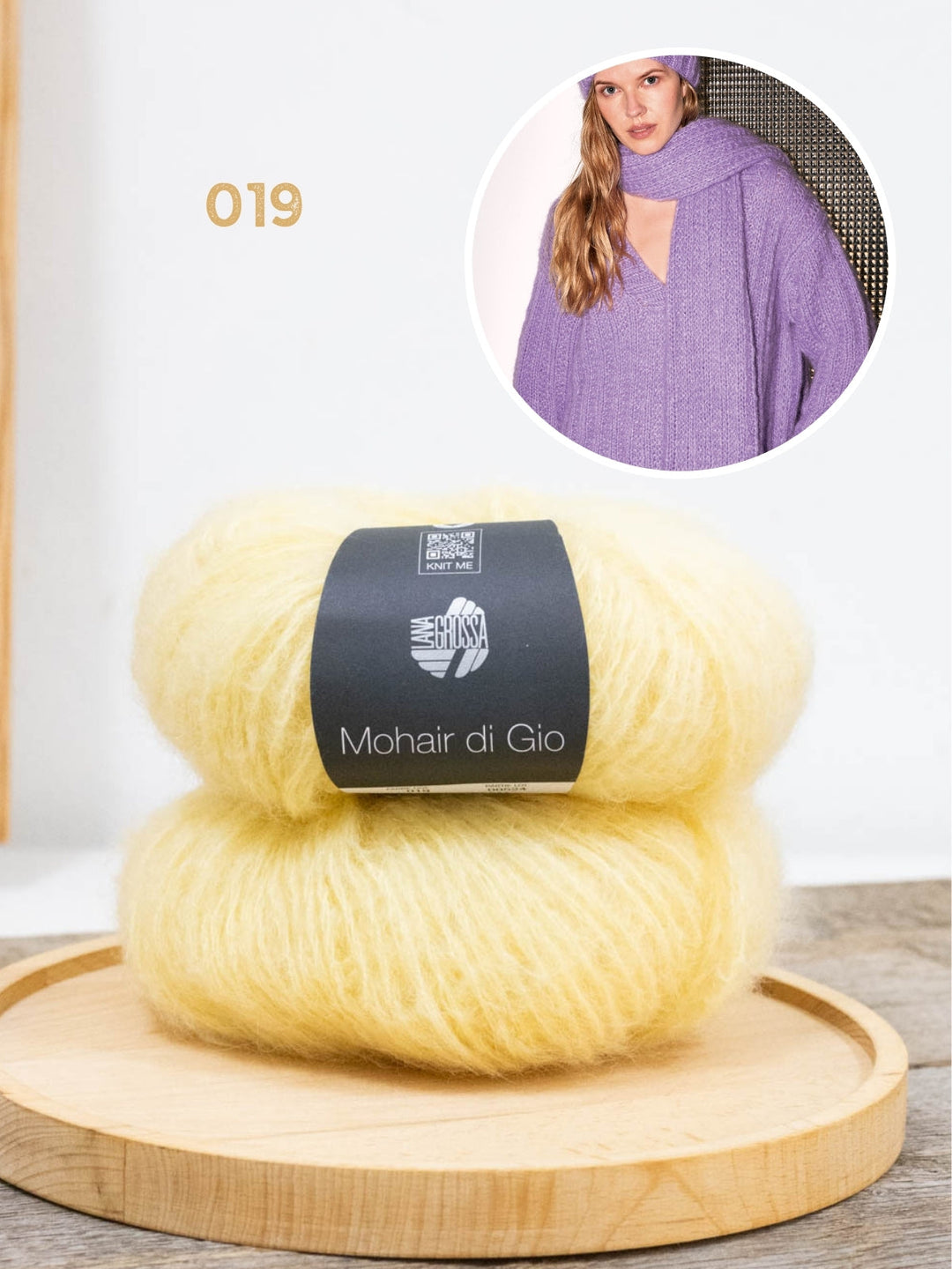 Strickpaket Mohair di Gio Schal