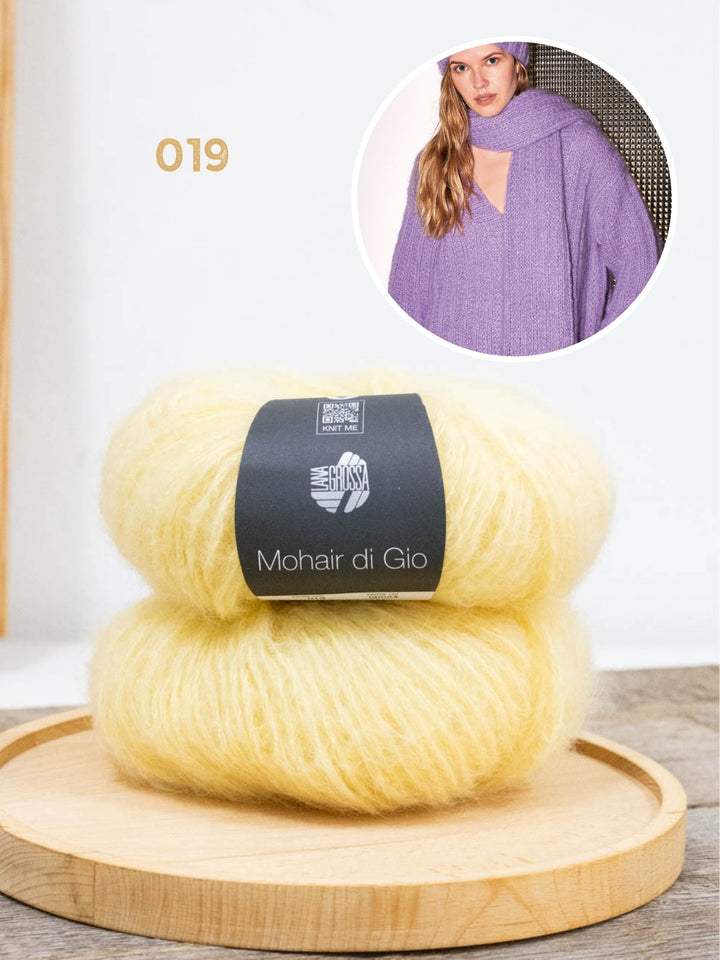 Strickpaket Mohair di Gio Schal