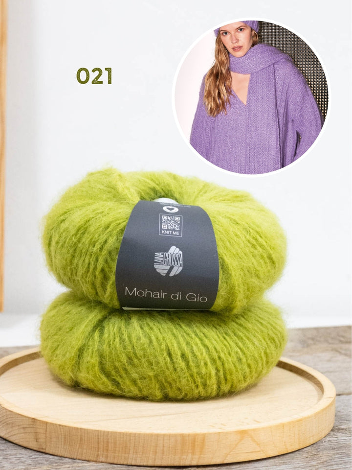 Strickpaket Mohair di Gio Schal
