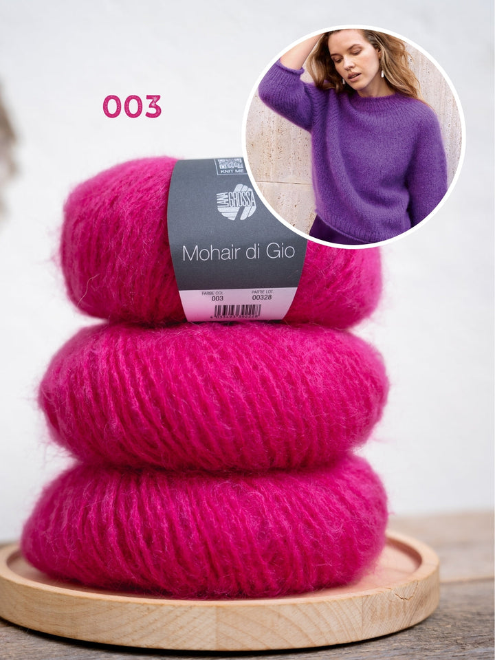 Strickpaket Mohair di Gio Pullover
