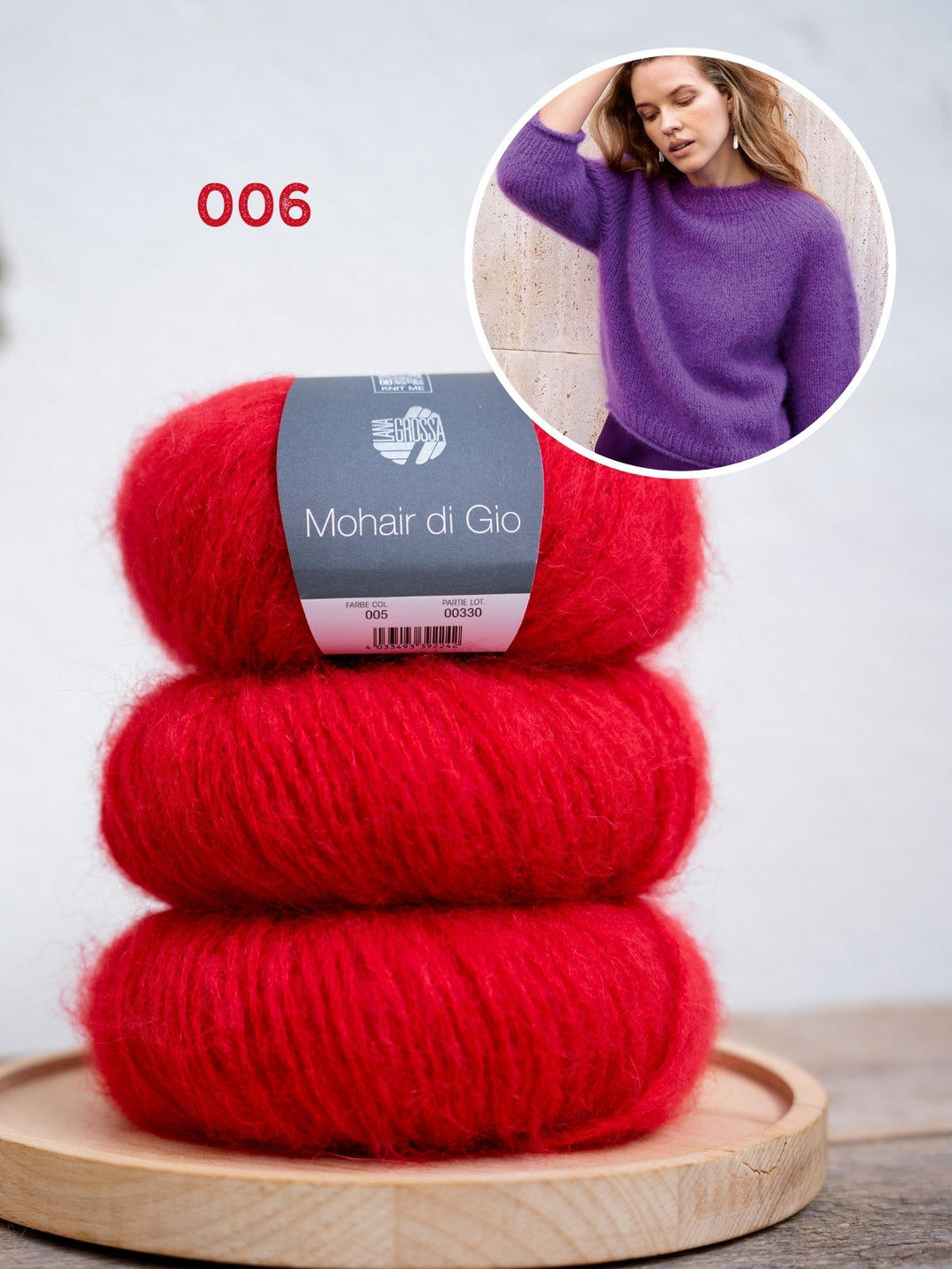 Strickpaket Mohair di Gio Pullover