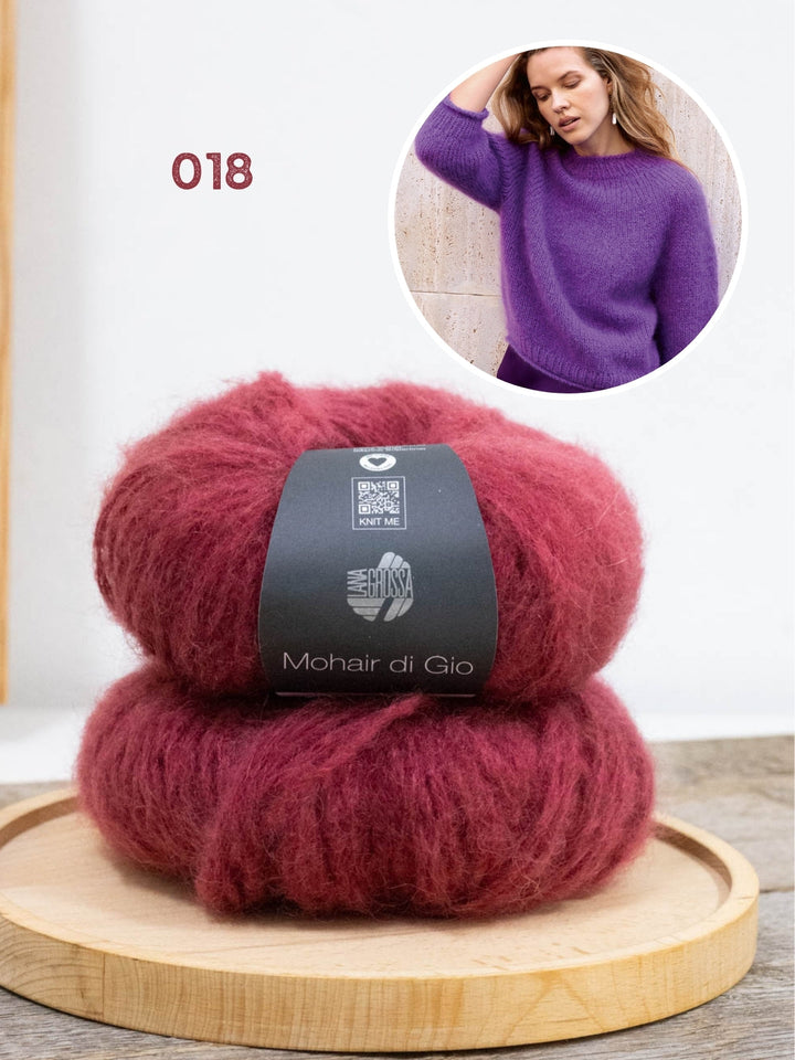Strickpaket Mohair di Gio Pullover