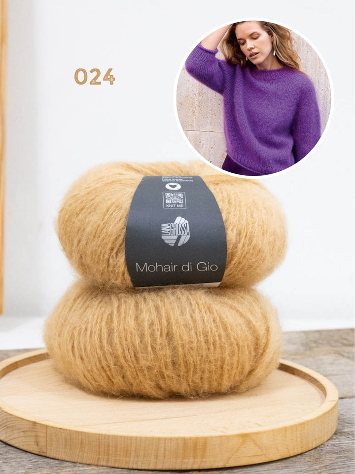 Strickpaket Mohair di Gio Pullover