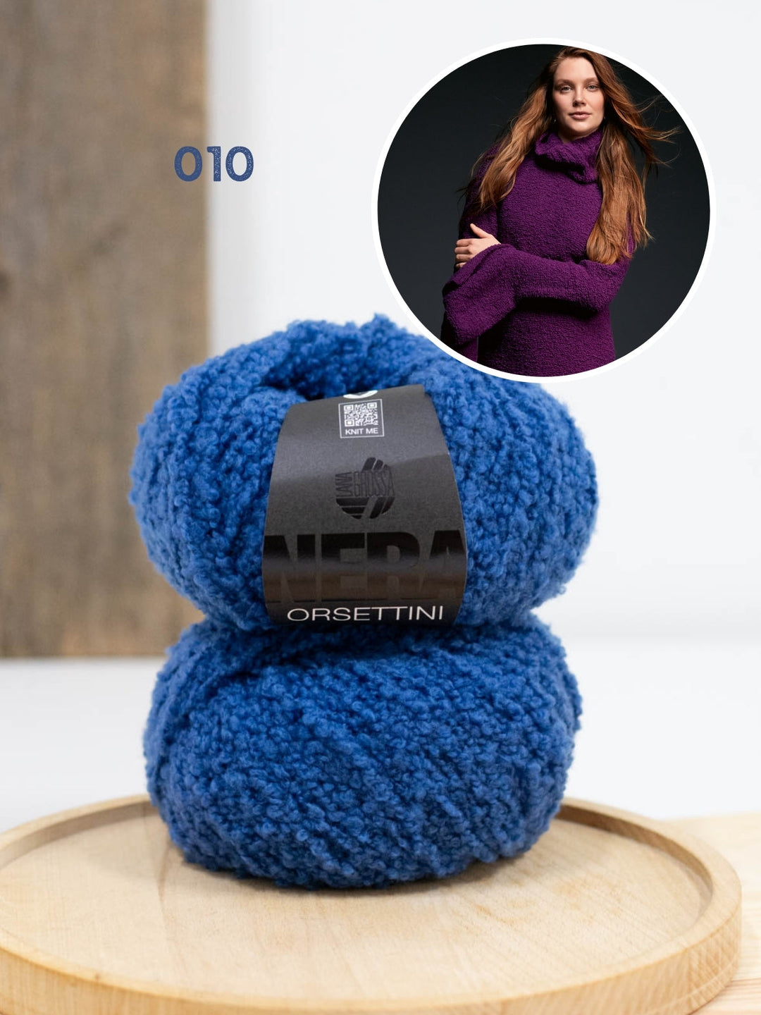 Strickpaket Orsettini Pullover mit Trompetenärmeln