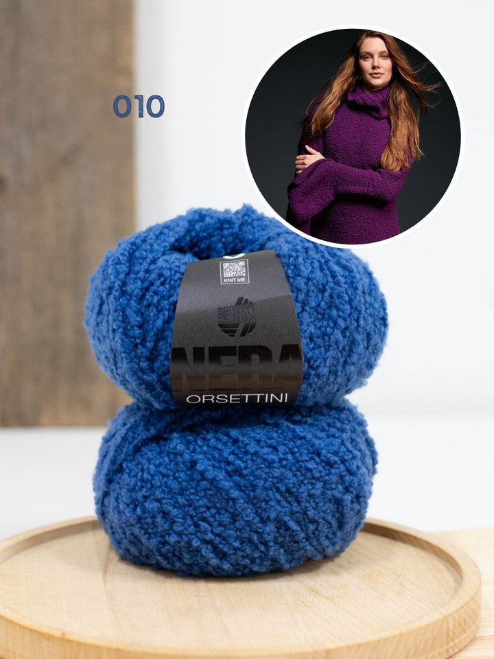 Strickpaket Orsettini Pullover mit Trompetenärmeln