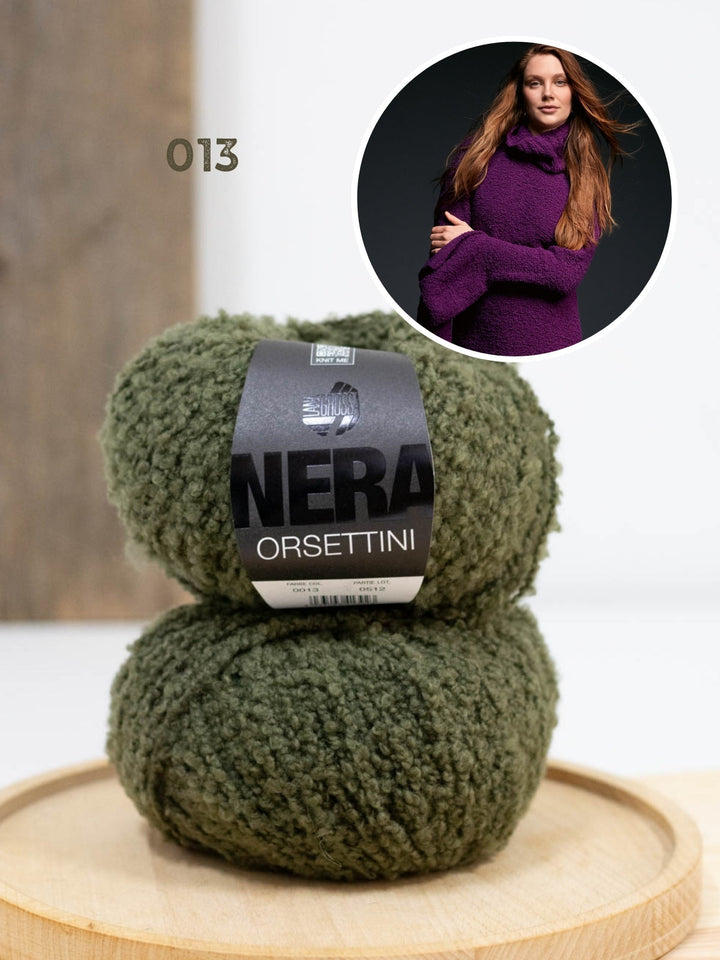 Strickpaket Orsettini Pullover mit Trompetenärmeln