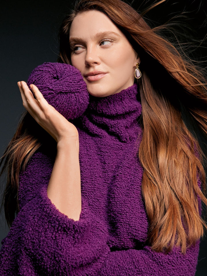 Strickpaket Orsettini Pullover mit Trompetenärmeln