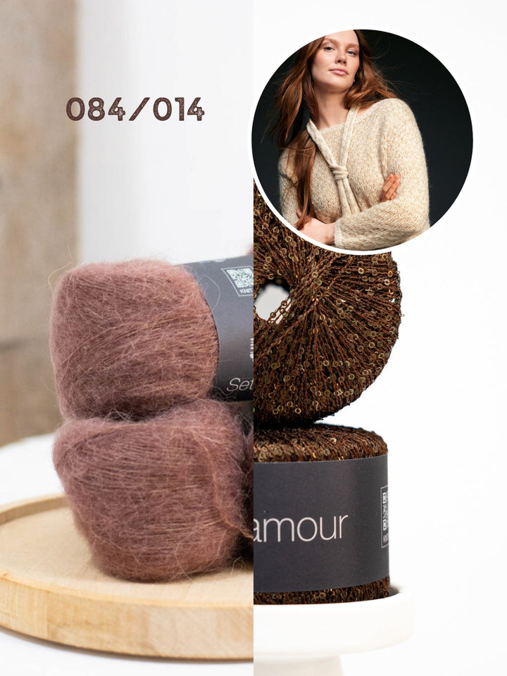 Strickpaket Setasuri &amp; Glamour Pullover