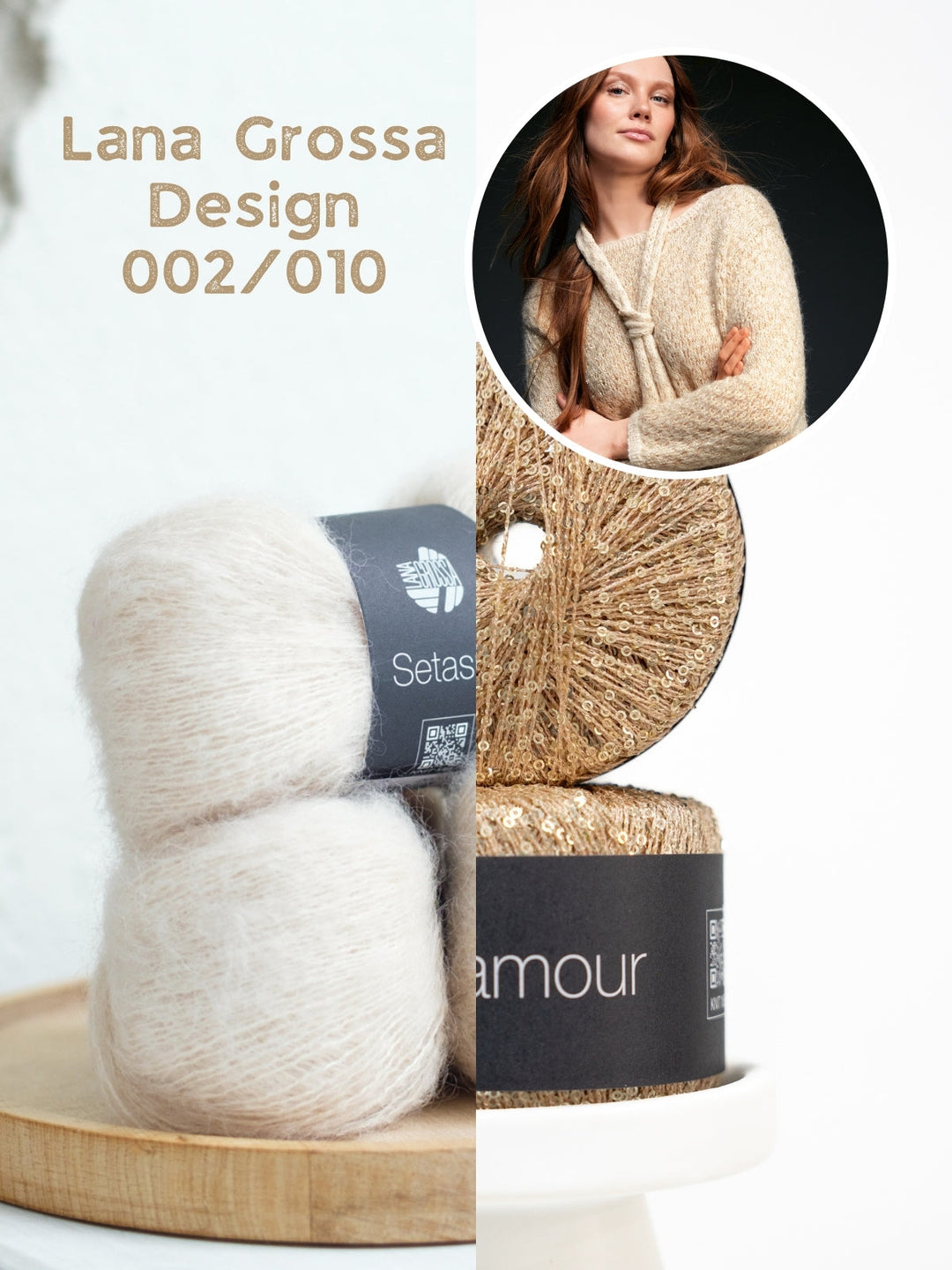 Strickpaket Setasuri &amp; Glamour Pullover