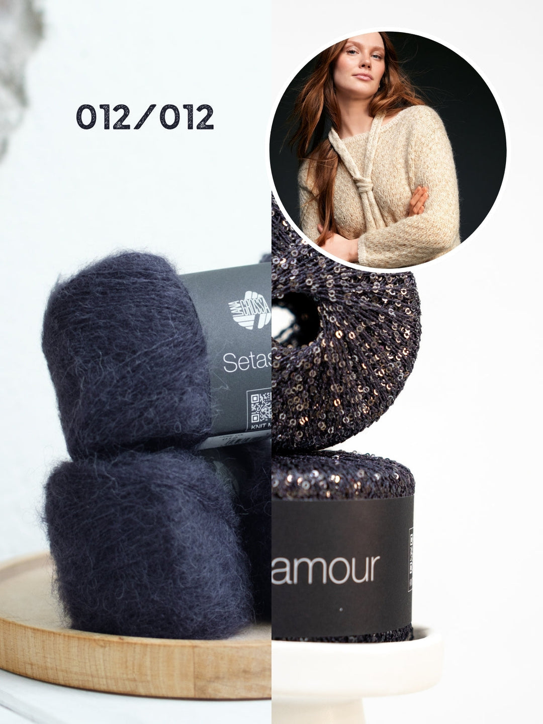 Strickpaket Setasuri &amp; Glamour Schal