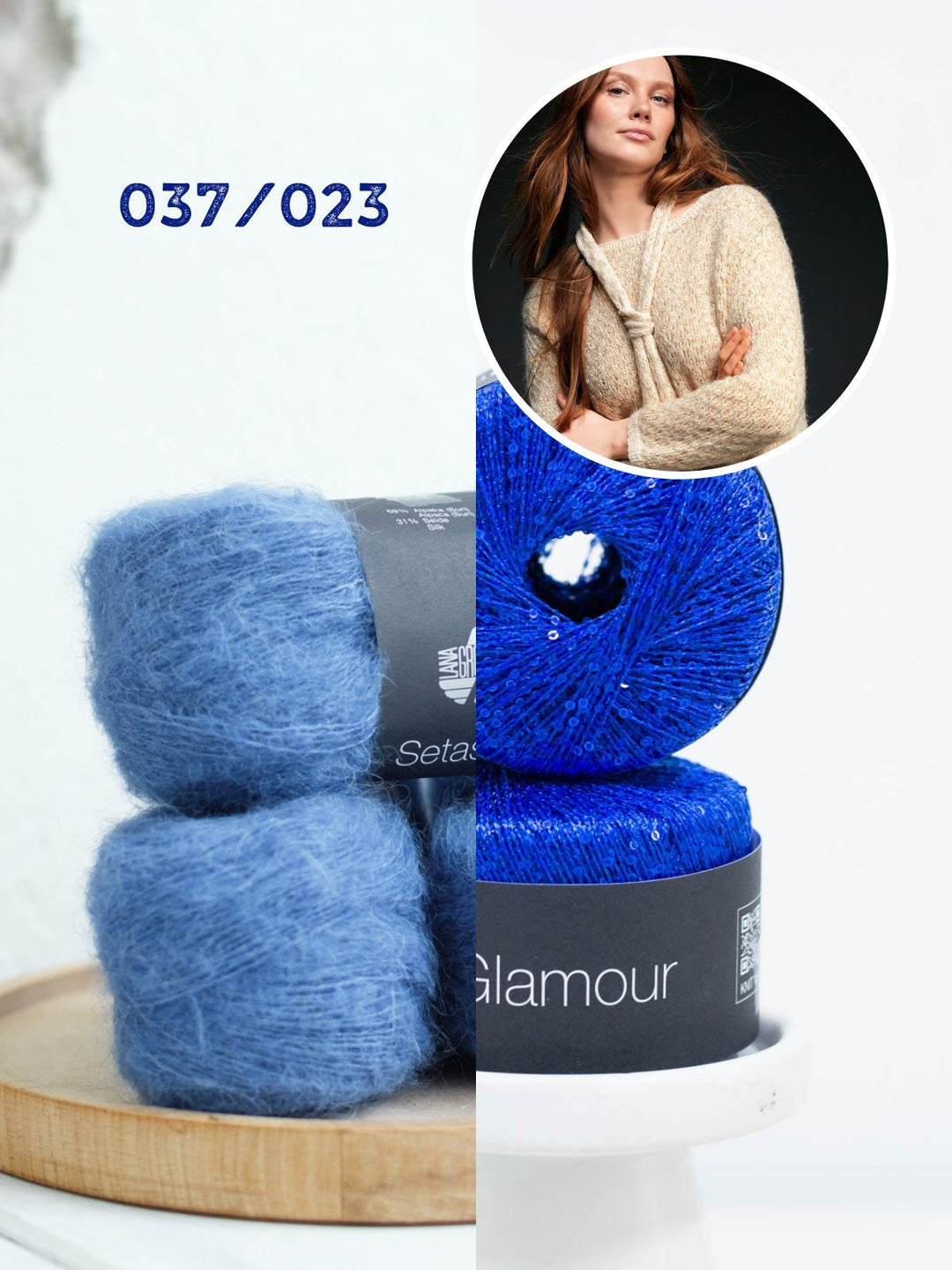 Strickpaket Setasuri &amp; Glamour Schal