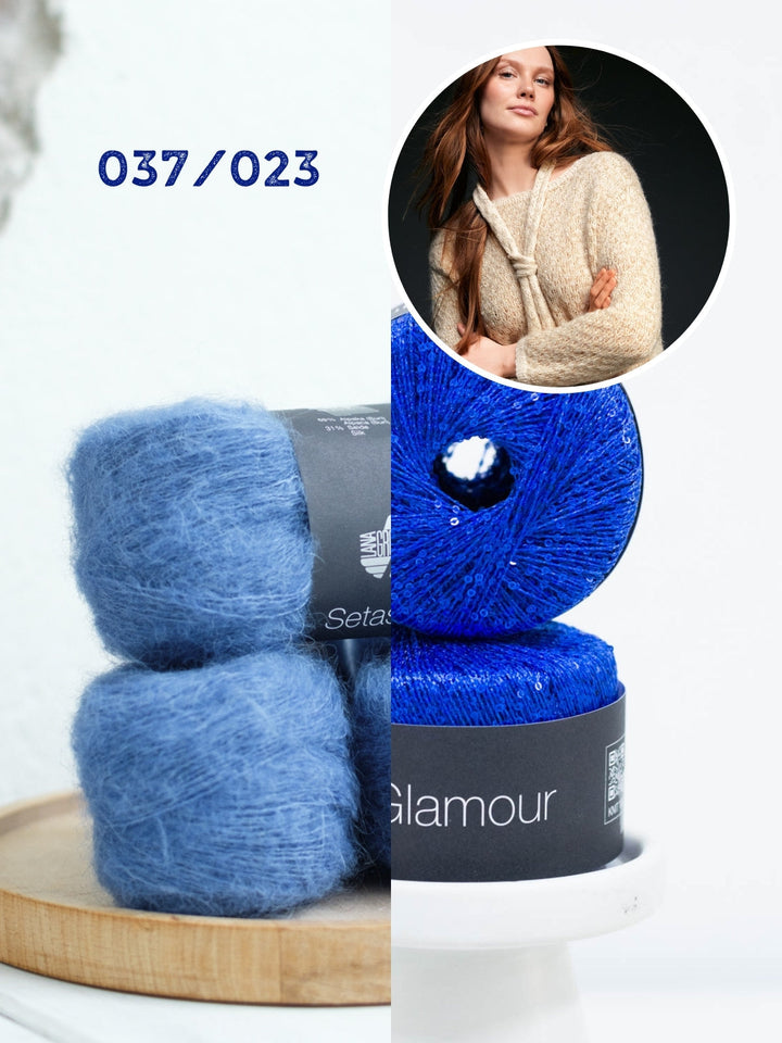 Strickpaket Setasuri &amp; Glamour Schal