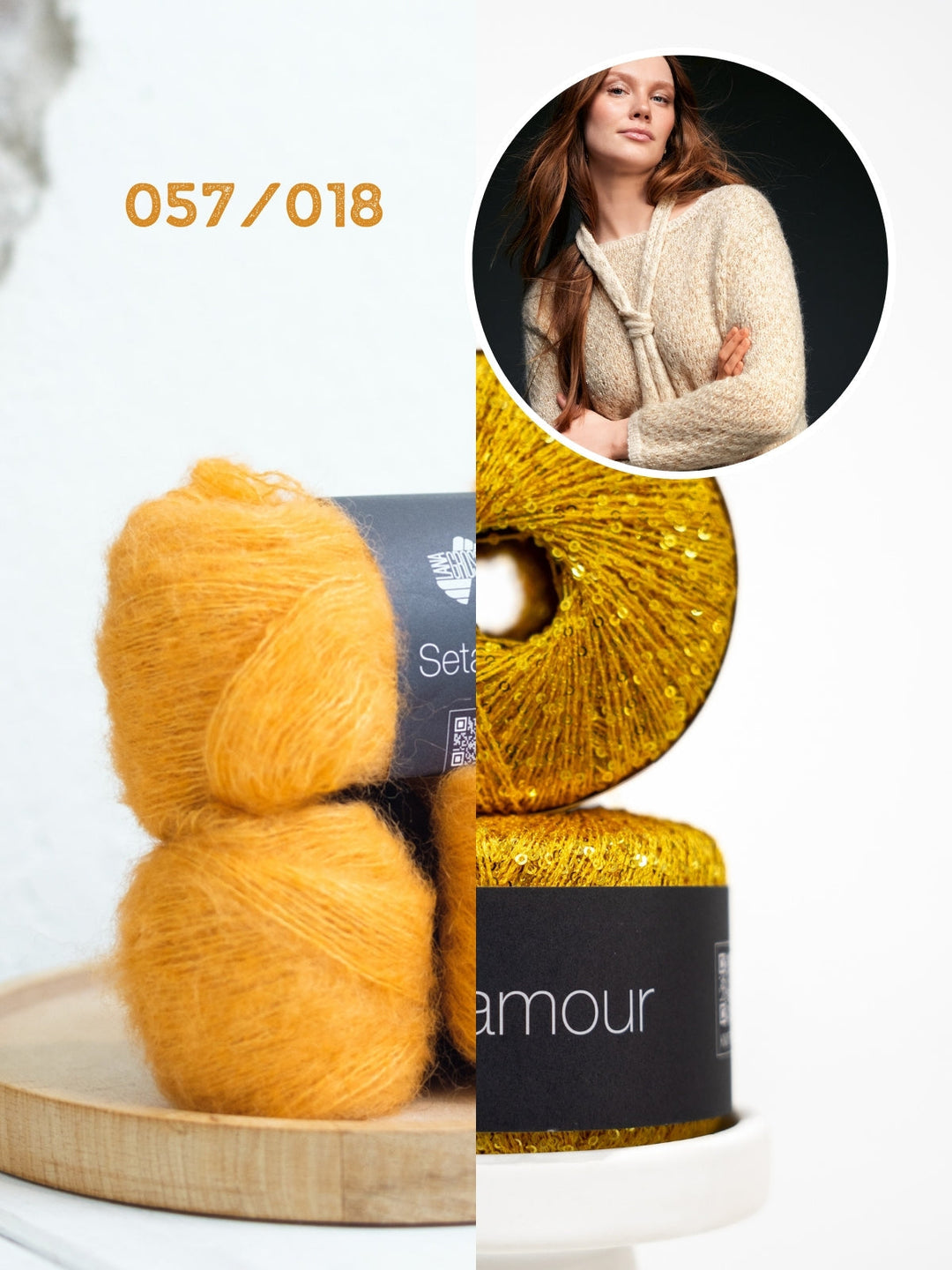 Strickpaket Setasuri &amp; Glamour Schal