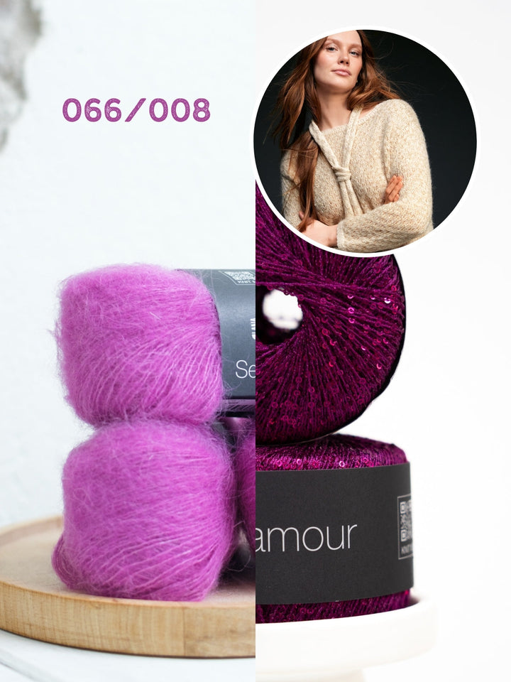 Strickpaket Setasuri &amp; Glamour Schal
