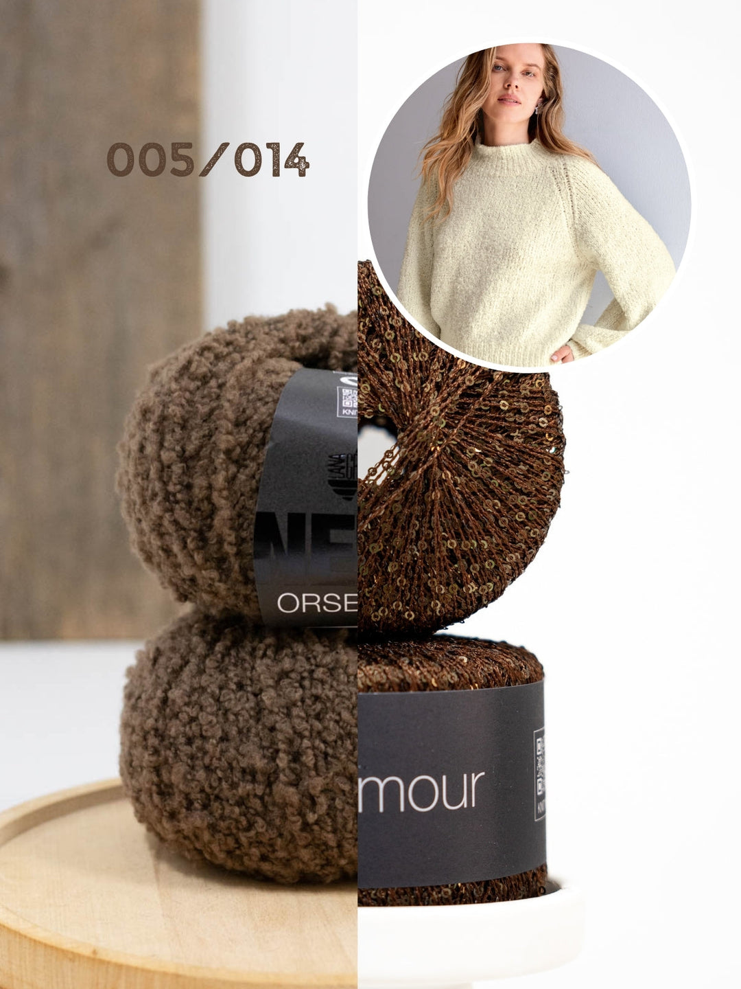 Strickpaket Orsettini &amp; Glamour Raglan-Pullover