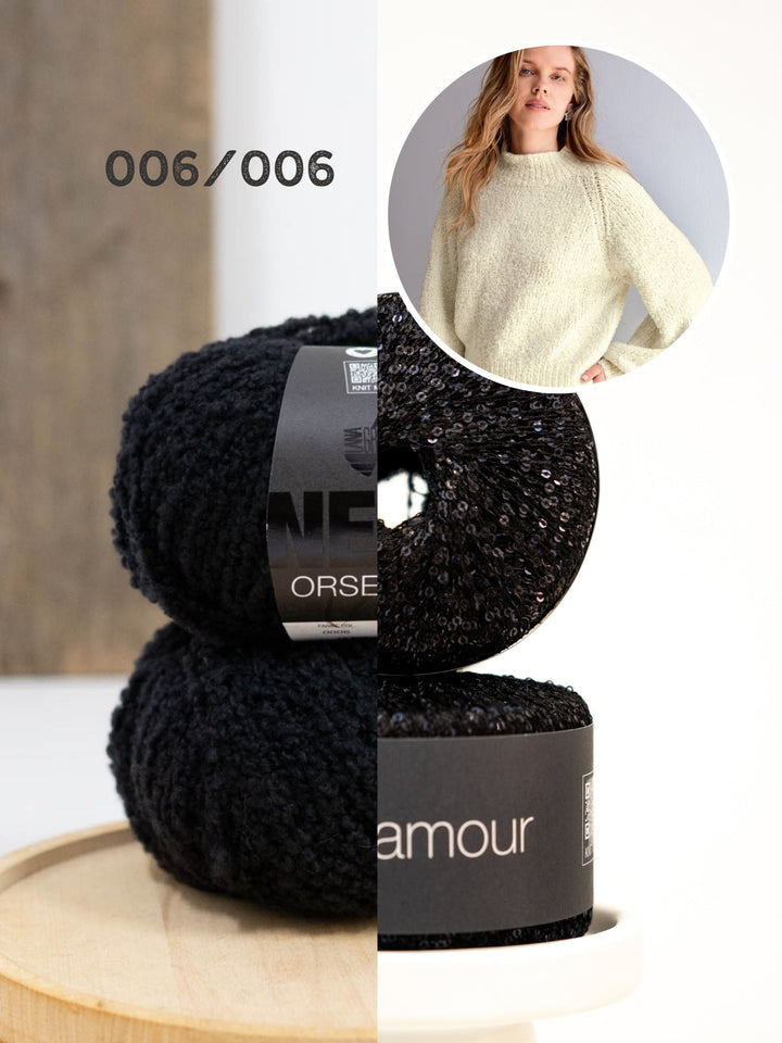 Strickpaket Orsettini &amp; Glamour Raglan-Pullover