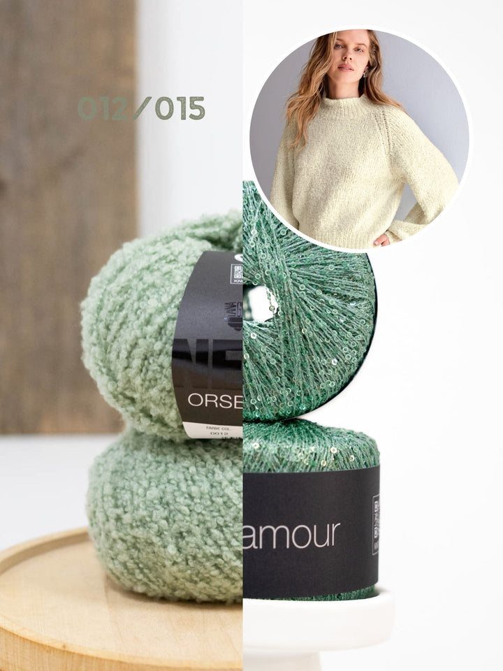 Strickpaket Orsettini &amp; Glamour Raglan-Pullover