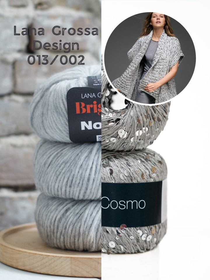 Strickpaket Brigitte No. 2 &amp; Cosmo Weste
