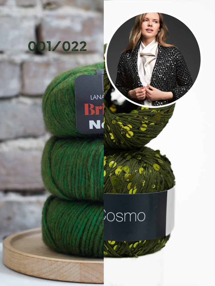 Strickpaket Brigitte No. 2 &amp; Cosmo Jacke